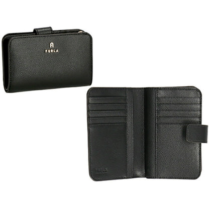 フルラ 二つ折り財布 レディース ブランド FURLA レザー WP00314-ARE000 ブラック WP00314-ARE000-O6000