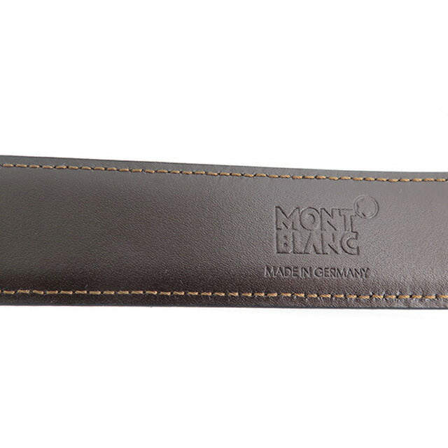 モンブラン MONTBLANC メンズ ベルト 114427 シルバー ブラック/ブラウン ブラック WQ00025115