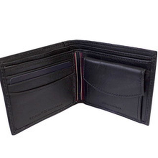 トミーヒルフィガー TOMMY HILFIGER 二つ折り財布 メンズ 31TL25X020-001 ブラック WQ00033128