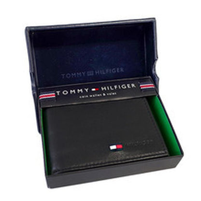 トミーヒルフィガー TOMMY HILFIGER 二つ折り財布 メンズ 31TL25X020-001 ブラック WQ00033128