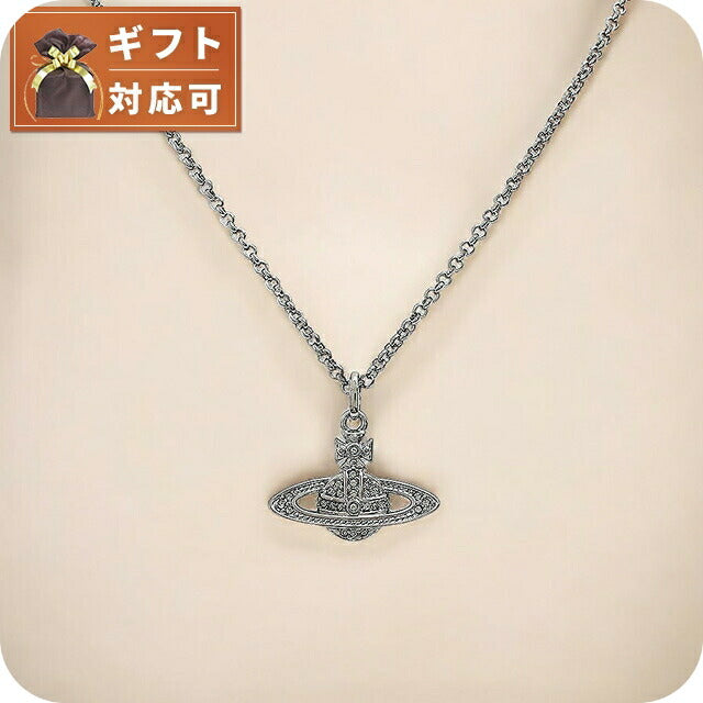 ヴィヴィアンウエストウッド VIVIENNE WESTWOOD ネックレス 63020086-S108 (752107B-4) レディース ミニバスレリーフ MINI BAS RELIE シルバー WQ00040693