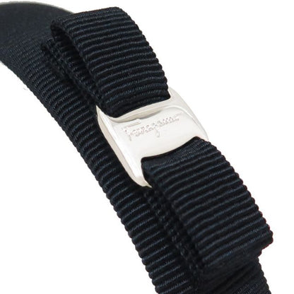 フェラガモ FERRAGAMO カチューシャ レディース 340086-430314 ヴァラ リボン BLACK ブラック WQ00041237