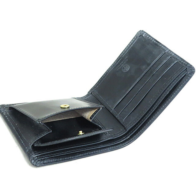グレンロイヤル GLEN ROYAL 二つ折り財布 メンズ レディース 03 6171 BK ブラック WQ00041355