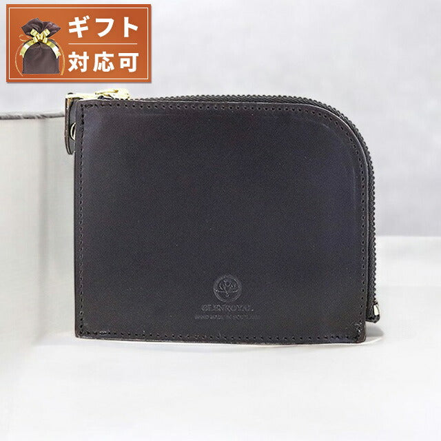 グレンロイヤル GLENROYAL 財布 03-6043 メンズ レディース ジップミニウォレット ZIP MINI PURSE ブラック WQ00042777