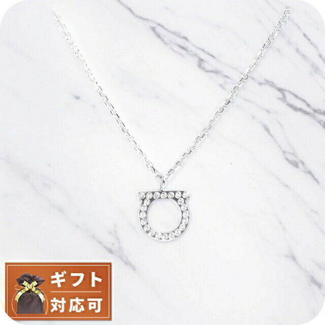 フェラガモ FERRAGAMO ネックレス ガンチーニ GANCINO 760132 696657 レディース シルバー WQ00043058