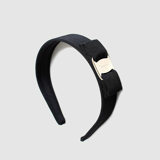 フェラガモ FERRAGAMO リボン カチューシャ ヘアバンド 344311-572738 レディース ヴァラ VARA BLACK ブラック WQ00043176