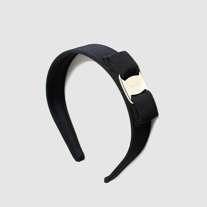 フェラガモ FERRAGAMO リボン カチューシャ ヘアバンド 344311-572738 レディース ヴァラ VARA BLACK ブラック WQ00043176