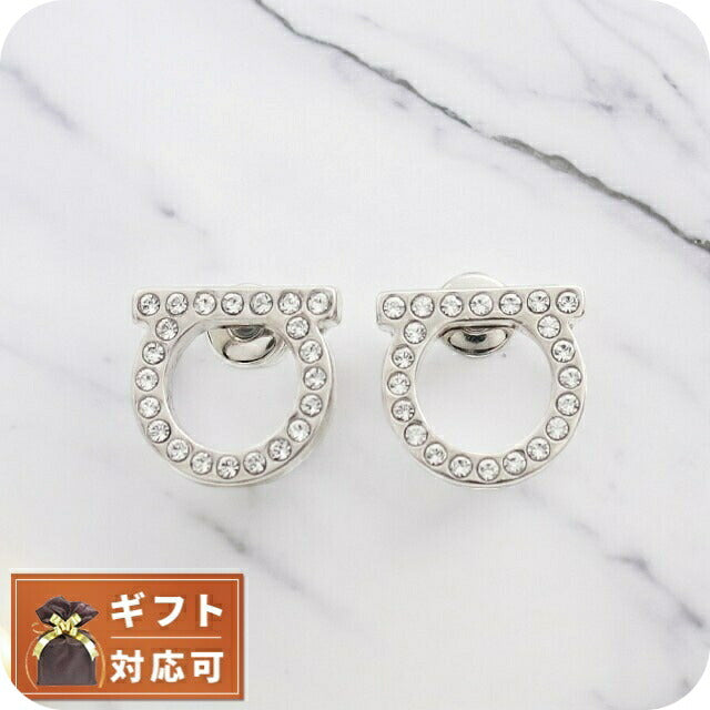 フェラガモ FERRAGAMO ピアス 760122-696574 レディース シルバー WQ00043180