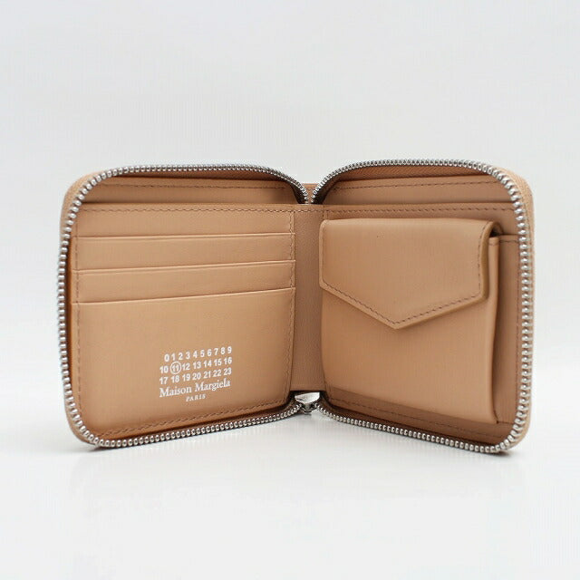メゾンマルジェラ MAISON MARGIELA 二つ折り財布 S56UI0111P4303T2057 レディース ベージュ WQ00044154