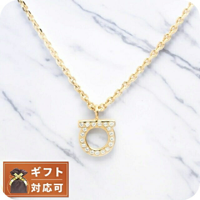 フェラガモ FERRAGAMO ネックレス 760131-696654 レディース ガンチーニ GANCINO GCOLLO STRASS CRYSTAL ORO GIOV ゴールド WQ00044253