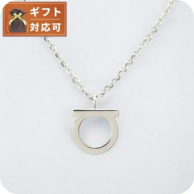 フェラガモ FERRAGAMO ネックレス 760133-696659 レディース ガンチーニ GANCINO SILVER シルバー WQ00044256