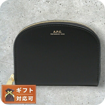 アーペーセー A.P.C. コインケース 小銭入れ レディース F63219-PXAWV-LZZ ハーフムーン HALF MOON ブラック WQ00044273