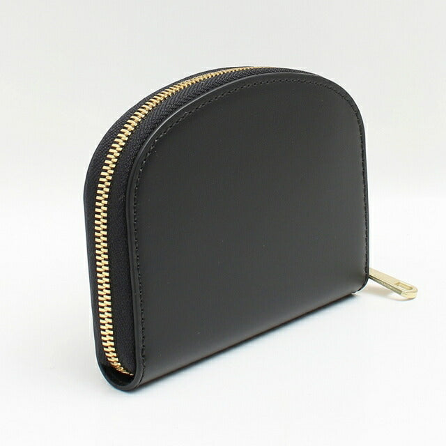 アーペーセー A.P.C. コインケース 小銭入れ レディース F63219-PXAWV-LZZ ハーフムーン HALF MOON ブラック WQ00044273