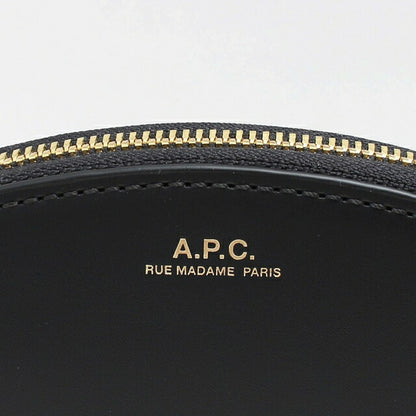 アーペーセー A.P.C. コインケース 小銭入れ レディース F63219-PXAWV-LZZ ハーフムーン HALF MOON ブラック WQ00044273