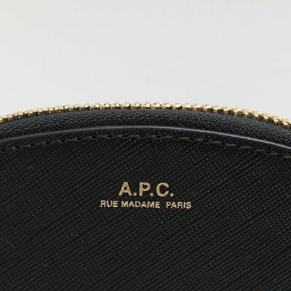 アーペーセー A.P.C. コインケース 小銭入れ レディース F63219-PXBJQ-LZZ ハーフムーン HALF MOON ブラック WQ00044275