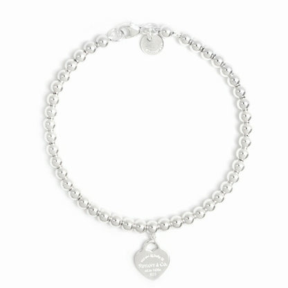 ティファニー TIFFANY&amp;CO ハート ブレスレット 30978811 レディース リターン トゥ ティファニー シルバー ピンク WQ00044361