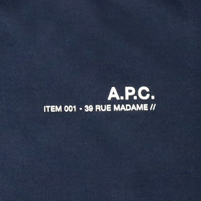 アーペーセー A.P.C. Tシャツ レディース F26012-COEOP-IAK-XS COEOP XSサイズ ネイビー WQ00045398