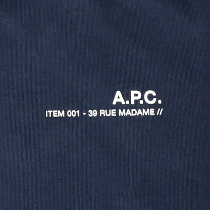 アーペーセー A.P.C. Tシャツ レディース F26012-COEOP-IAK-XS COEOP XSサイズ ネイビー WQ00045398