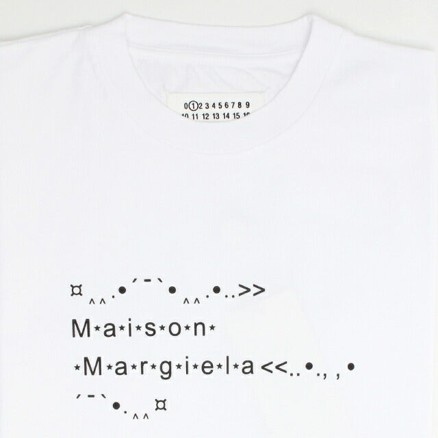 メゾンマルジェラ MAISON MARGIELA クルーネック 半袖Tシャツ S51GC0515S22816100-S レディース フォントジェネレーター WQ00045867