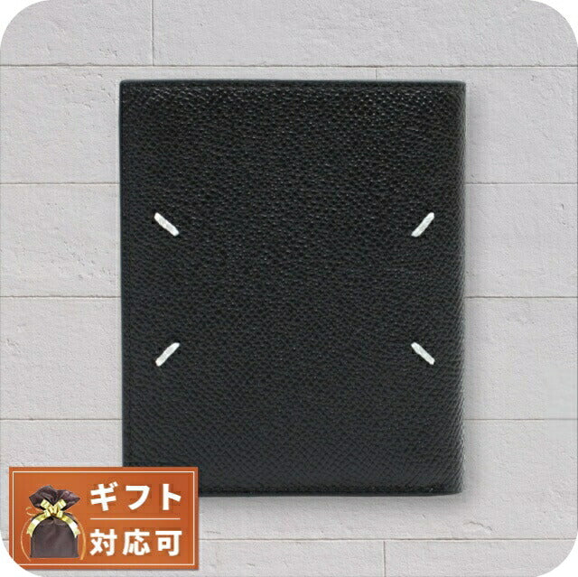 メゾンマルジェラ MAISON MARGIELA 財布 二つ折り財布 SA1UI0020P4745T8013 メンズ レディース ブラック WQ00046023