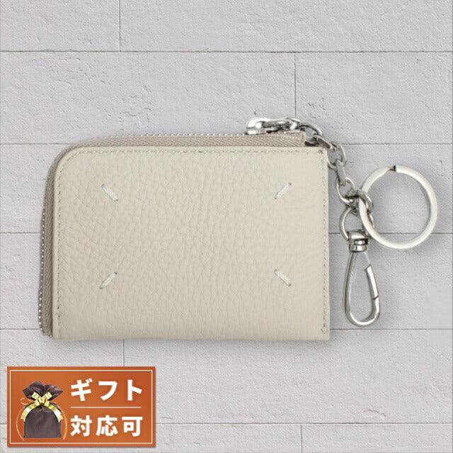 メゾンマルジェラ MAISON MARGIELA コインケース SA1UI0012P4746T2003 メンズ レディース グレージュ ホワイト WQ00046683