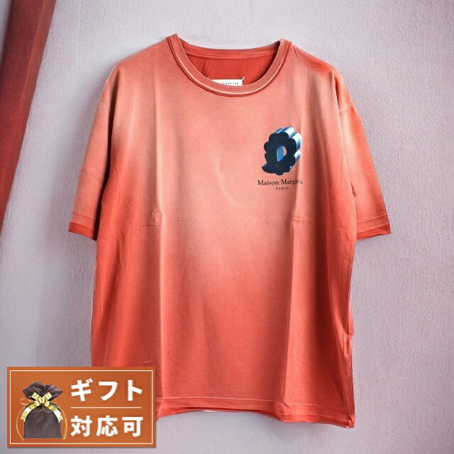 メゾンマルジェラ MAISON MARGIELA 半袖 Tシャツ シンボルプリント S50GC0670S24341204 Sサイズ メンズ BUBBLE レンガ レッド WQ00046686