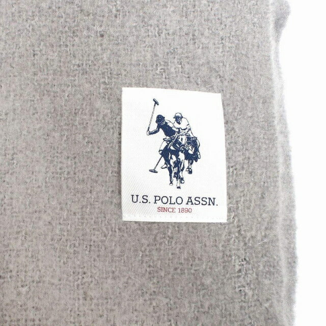 ユーエスポロアッスン U.S.POLO ASSN マフラー 325056-GRAY メンズ レディース 大判 ストール グレー WQ00047226