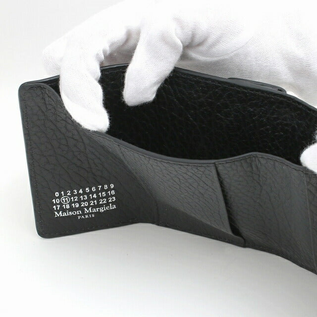 メゾンマルジェラ MAISON MARGIELA 三つ折り財布 S36UI0416P4455T8013 メンズ レディース トリフォールド ブラック WQ00047766