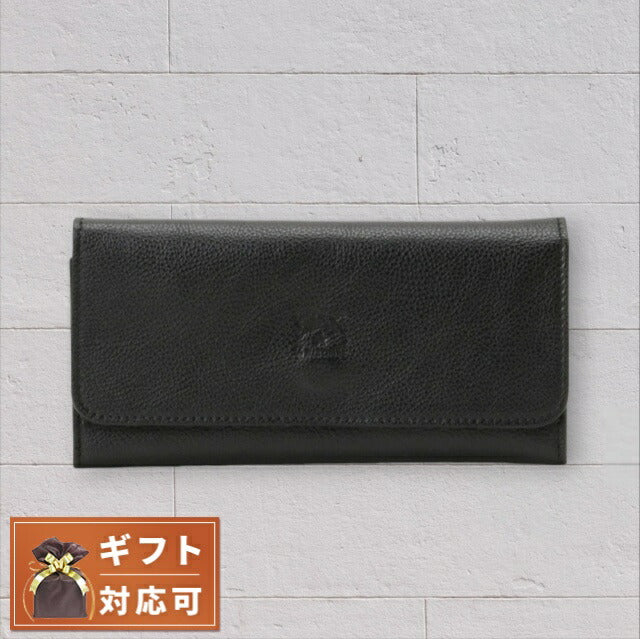 イルビゾンテ IL BISONTE 長財布 SCW009-PV0005-BK110 メンズ レディース NERO ブラック WQ00050324