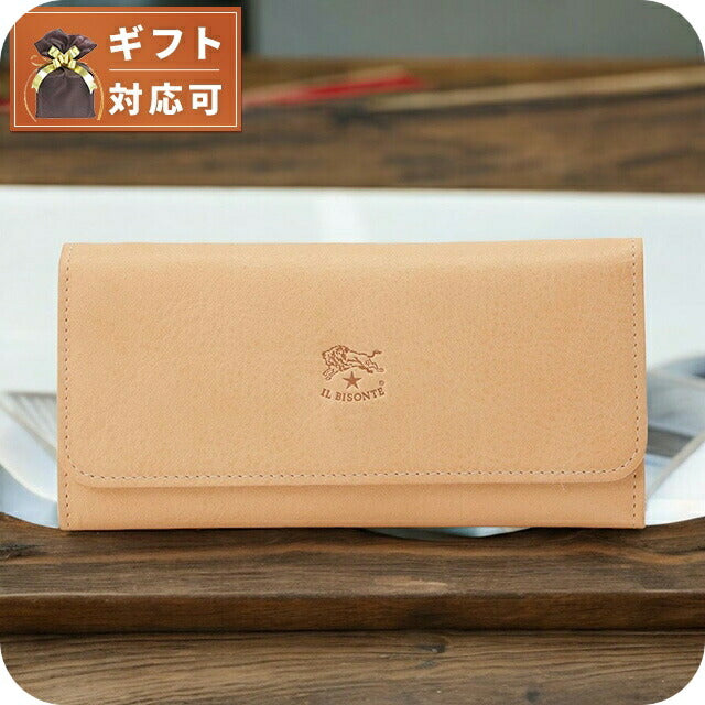 イルビゾンテ IL BISONTE 長財布 SCW009-PV0005-NA106B メンズ レディース NATURALE ベージュ WQ00050327