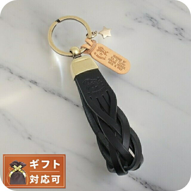 イルビゾンテ IL BISONTE キーリング キーホルダー SKH040-PG0001-BK109B メンズ レディース NERO ブラック WQ00050550