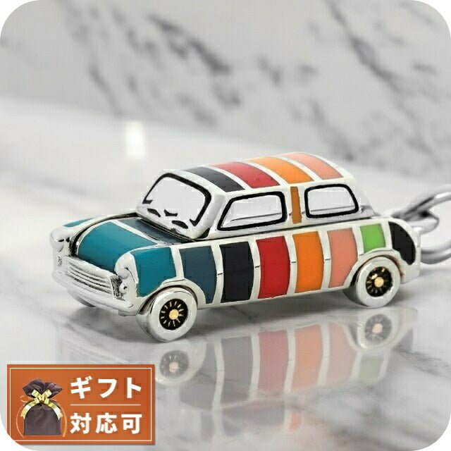ポールスミス PAUL SMITH キーリング M1A-KEYR-AMINIC-97 メンズ シルバー マルチカラー WQ00051015