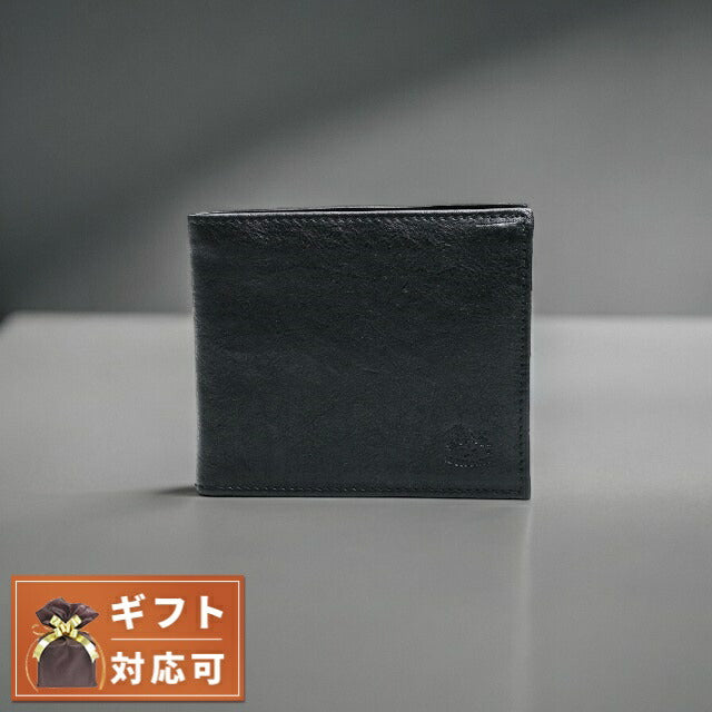 イルビゾンテ IL BISONTE 二つ折り財布 SBW005-PO0001-BK116X ユニセックス ブラック WQ00051185