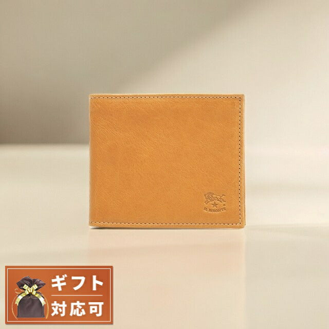 イルビゾンテ IL BISONTE 二つ折り財布 SBW005-PO0001-NA178X ユニセックス ナチュラル WQ00051186