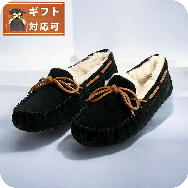アグ UGG DAKOTA 靴 SHOES モカシン 1107949-BLACK-8 レディース BLACK 25.0cm 靴 WQ00051270
