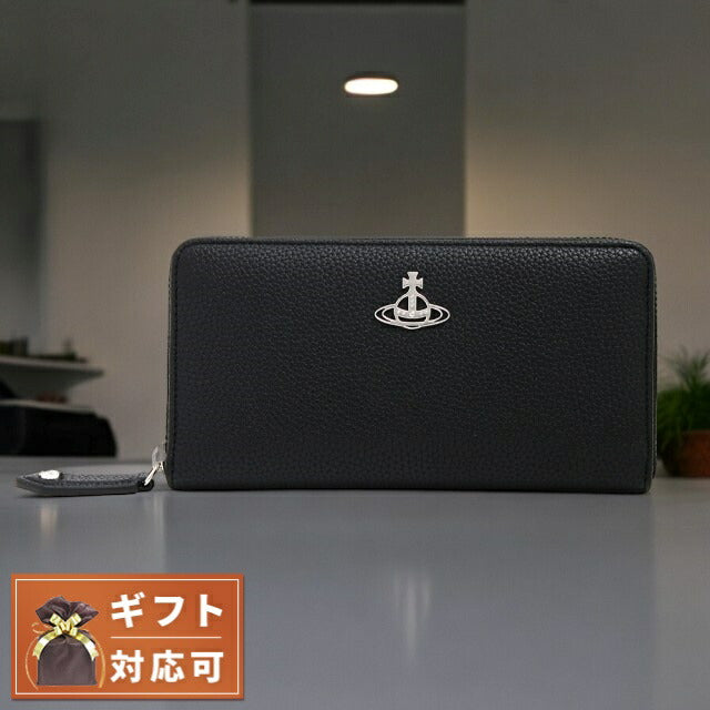 ヴィヴィアンウエストウッド VIVIENNE WESTWOOD JOHANNA 長財布 51050001-01229-N403 レディース メンズ ブラック WQ00051559
