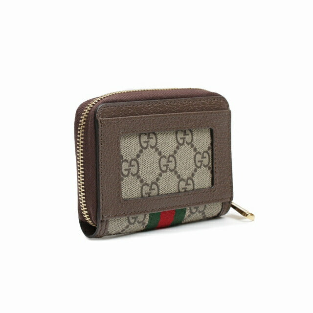 グッチ GUCCI Ophidia カードケース 658552-96IWG-8745 小銭入れ ファスナー ジップ コインパース レディース メンズ ベージュ WQ00051753