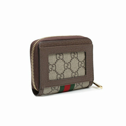グッチ GUCCI Ophidia カードケース 658552-96IWG-8745 小銭入れ ファスナー ジップ コインパース レディース メンズ ベージュ WQ00051753