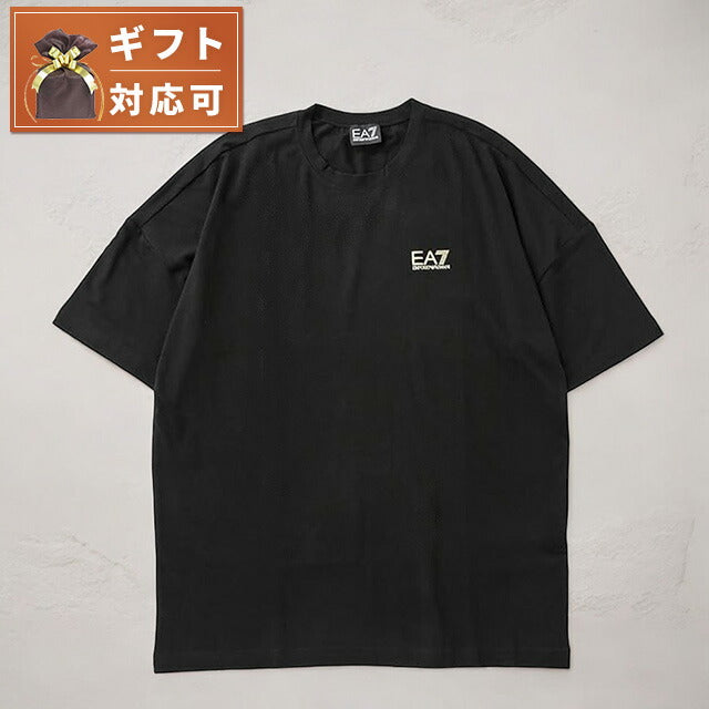 エンポリオアルマーニ EMPORIO ARMANI EA7 Tシャツ 3RPT12-PJLBZ-0208-BLACK-M メンズ ブラック Tシャツ WQ00051846