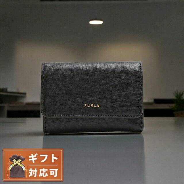 フルラ FURLA BABYLON 三つ折り財布 PCZ0UNO-B30000-O6000 レディース ブラック WQ00051858