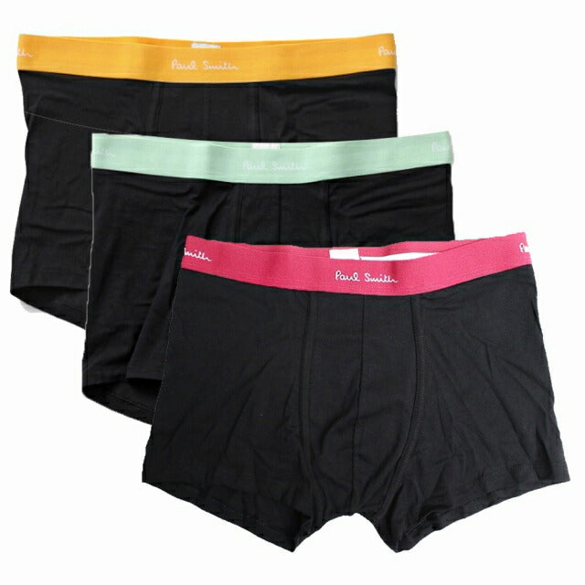 保罗·史密斯（Paul Smith）保罗·史密斯（Paul Smith Boxer）裤子3设置M1A-914C-E3PCKU-79-S男士黑色内衣WQ00051869