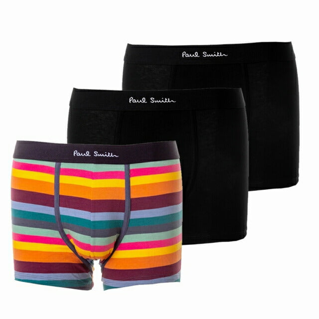 保罗·史密斯（Paul Smith）保罗·史密斯（Paul Smith Boxer）裤子3套装M1A-914C-A3PCKD-79A-S-S-S-S-S-S-S-S-MEN BLACK内衣WQ00051881