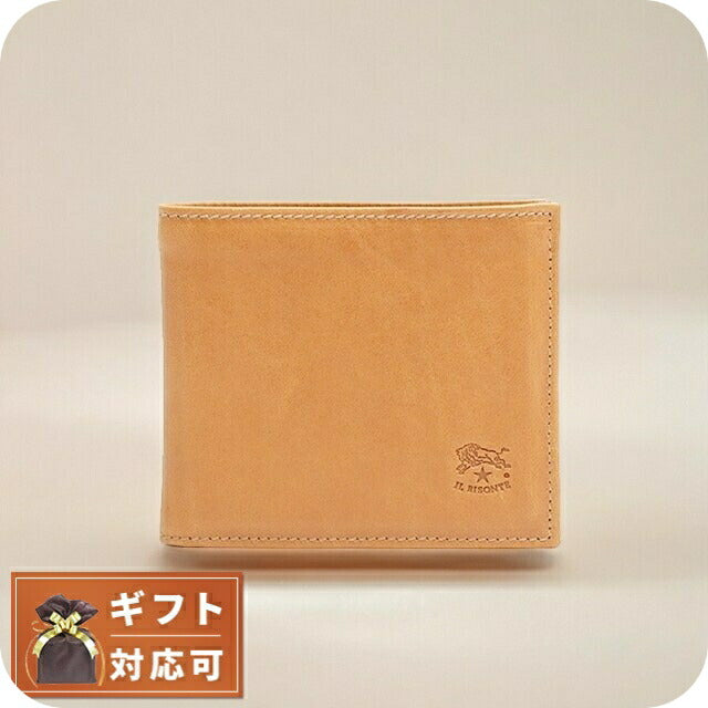 イルビゾンテ IL BISONTE 二つ折り財布 SBW007-PO0001-NA178 レザー ナチュラル WQ00051899