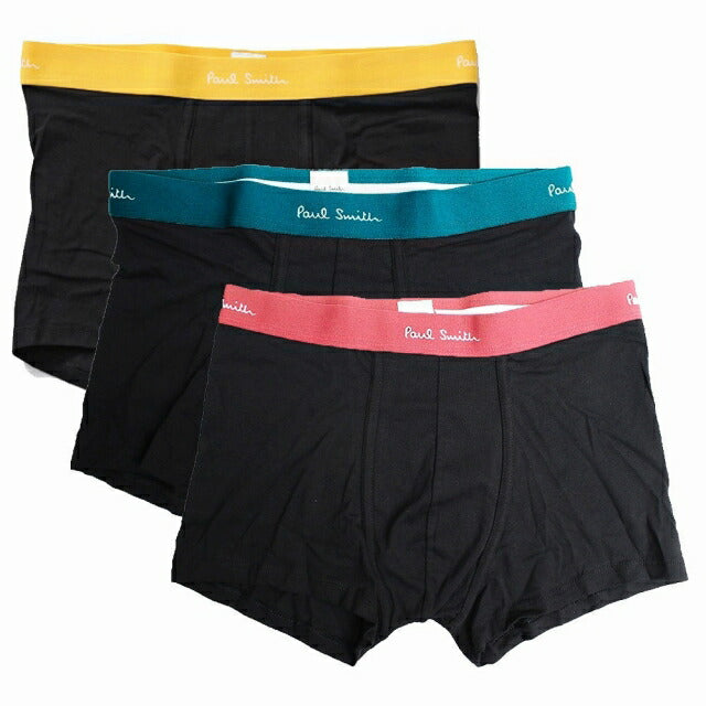 保罗·史密斯（Paul Smith）保罗·史密斯（Paul Smith）拳击手M1A-914C-A3PK16-79-M男式黑色3套件内衣WQ00052003