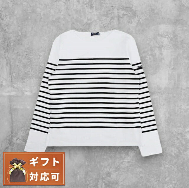 セントジェームズ SAINT JAMES NAVAL ロングTシャツ ロンT 長袖 ボーダー NAVAL-2691-NEIGE-NOIR-S レディース メンズ WQ00052021