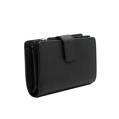 マイケルコース MICHAEL KORS JET SET TRAVEL MD BIFLD ZP CN WLLET LEATHER 二つ折り財布 35F7GTVF2L-BK レディース ブラック WQ00052045