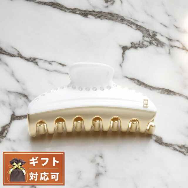 アレクサンドルドゥパリ ALEXANDRE DE PARIS ヘアクリップ ICCM-15571-03P1-BLANC-NAT ヘアアクセ レディース ホワイト クリップ WQ00052055