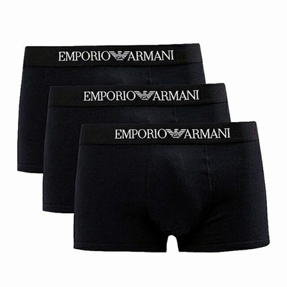 Emporio Armani Emporio Armani Boxer裤子111610-CC722-21320-S男士黑色内衣内衣3件套件WQ0005205​​7