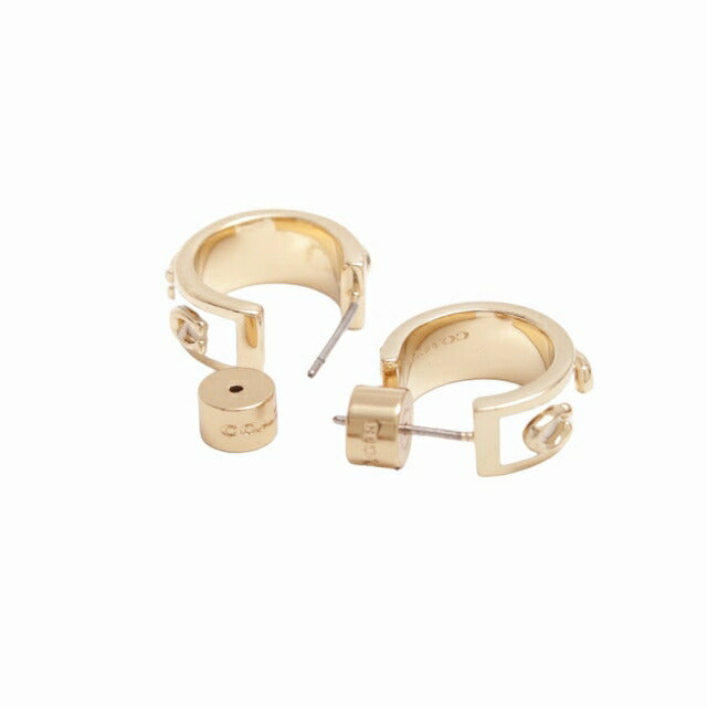 コーチ COACH ピアス 448375GLD100 レディース アクセサリー ホワイト WQ00052103