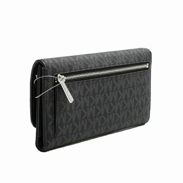 マイケルコース MICHAEL KORS JET SET TRAVEL LG TRIFOLD 長財布 35F8STVF3B-BLACK レディース ブラック WQ00052140